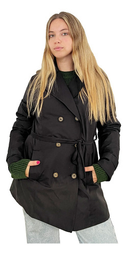 Customs Ba Trench Pilotos Mujer Impermeables Rompeviento A