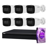 Kit Seguridad Dahua Dvr 4k 8 Ch + 6 Camaras 8mp + 1tb