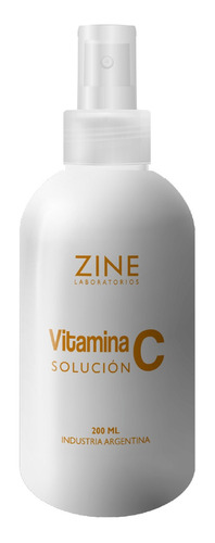 Zine Vitamina C Solución - Antioxidante- Antiage X 200 Ml