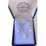 Conjunto Rivoli Punto De Luz Swarovski Aurora Boreal