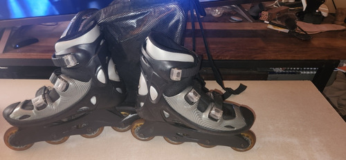 Patines Rollers Action Line Skate 39/40 Con Accesorios