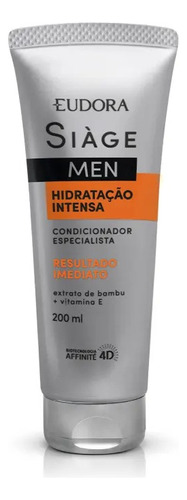 Condicionador Siàge Men Hidratação Intensa 200ml