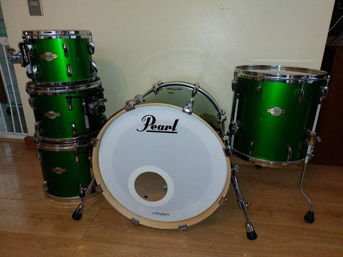 Bateria Pearl Masters Mcx Toms 10,12,13; Timbal 14; Bombo 20