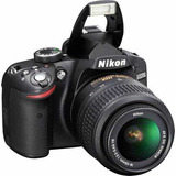 Nikon D3200 Seminova Lente 88-55mm