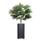 Planta Palmeira Artificial Decoração Sala Com Vaso Grande