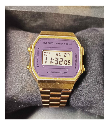 Relógio Casio Feminino Digital Dourado - 3298 A168we