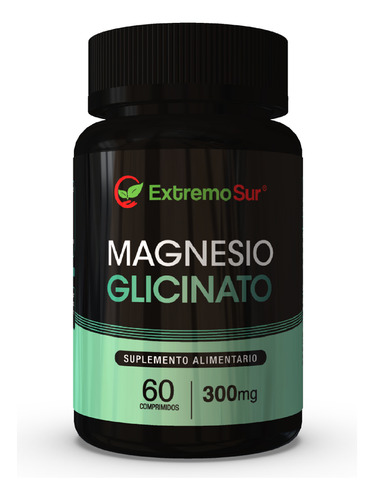  Magnesio Glicinato 300 Mg 60 Cápsulas Extremo Sur