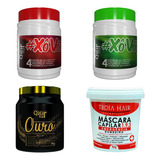 Combo Troia Hair 4 Hidratações 4x1kg Original Imediato Cor De Cabelo