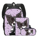 Mochila Kuromi, Mochila Sanrio, Bolsa Para Lápices, Mochila