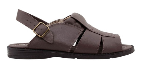 Chinelo Masculino Em Couro Marrom Italianinho 34302 Pixolé