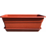 Maceta Larga Jardinera 60 Cm Con Base