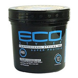Eco Style Styling Gel Super Protein, Negro, 16 Onzas