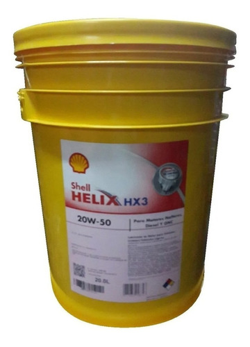 Aceite Shell Helix 20w50 Hx3 Mineral X20l