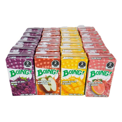 24pz Boing 125ml Tetrapack Néctar De Sabores Surtidos - Sm | MercadoLibre