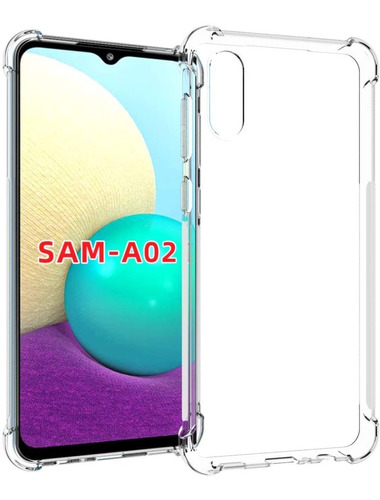 Funda Transparente + Film Hidrogel Full Para Samsung A02