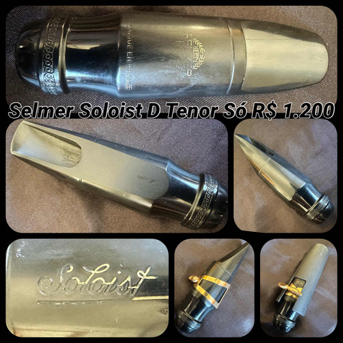 Boquilha Para Sax Tenor Selmer Soloist D