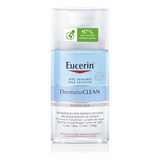 Limpiador Bifásico De Ojos Eucerin Dermatoclean X 125 Ml