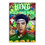 Cuadro Moderno En Tela Canvas Elvis Presley 50x70 Cms 