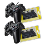 2 Controles Ps2 Dualshock Joystick Playstation Play2 Manete
