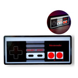 Joystick Nintendo Nes Lampara Led / Deco Retro Gamer