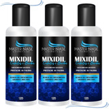 Serum Mixidil Masculino Crescimento Força Cabelo Barba 3 Un