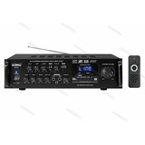 Receiver Amplificador Potencia Le707 Usb Bluetooth Efeito Fm