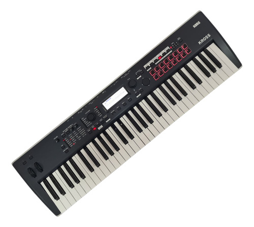 Kit Teclado Korg Kross2 61 Teclas Workstation Profissional 