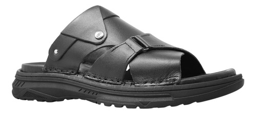 Sandalias Casuales Negras Zapatos Hombre Lobo Solo 6541