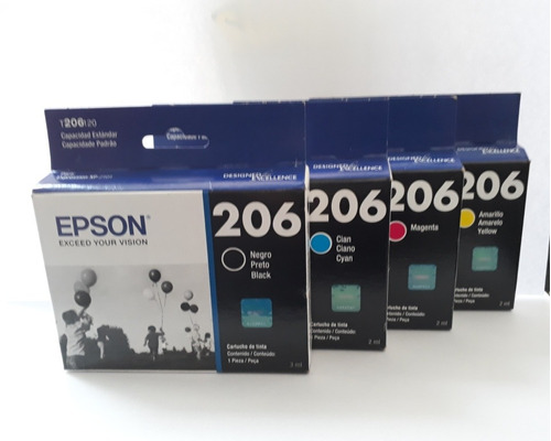 Pack De Tntas Originales Epson 206