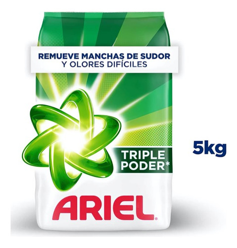 Detergente Ariel Polvo 5 Kilos - Kg a $8626