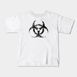 Remera Blanca Resident Evil Village Game Bichos A15