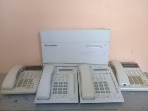 Conmutador Panasonic Con 4 Telefonos