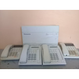 Conmutador Panasonic Con 4 Telefonos
