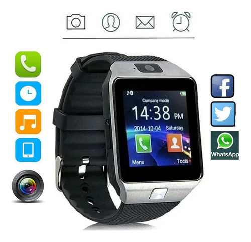 Smartwatch Bluetooth Dz09 De Alta Qualidade