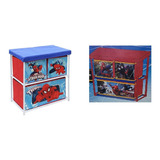 Caja Organizadora Plegable 3 Cajones Spiderman Marvell