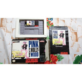 Snes Pink Goes To Hollywoodcon Caja Y Manual