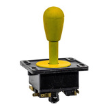 Joystick Controle Arcade Fliperama Amarelo 1un