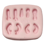 Molde Silicone Aplique De Laços Bracinhos 