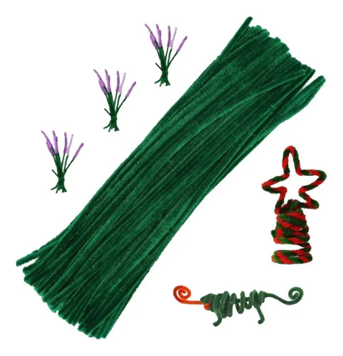 200 Raíces De Limpiapipas De Felpa Para Manualidades Y Arte