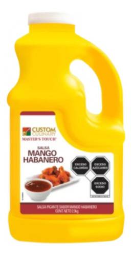 Salsa Mango Habanero 4.3kg Custom Culinary 