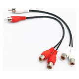 Rca (m) A 2 Rca (f) Audio Estéreo Y Cable De Subwoofer Mei.