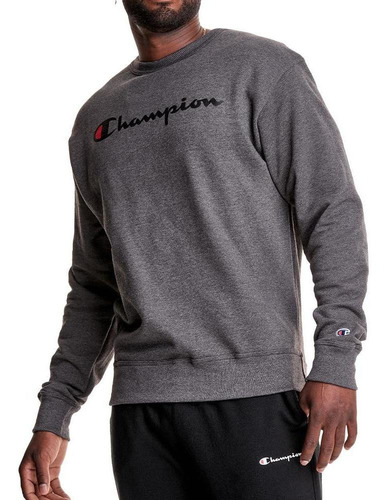 Buzo Champion Gf88hy067 Para Hombre-gris Oscuro