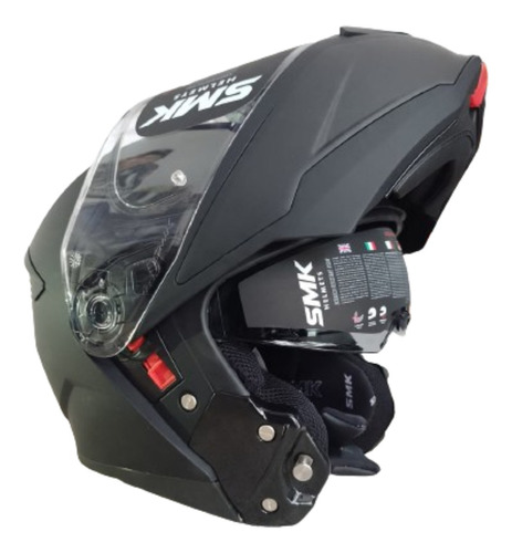 Casco Rebatible Smk Gullwing- Negro Mate