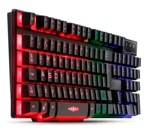 Teclado Gamer Semimecânico Abnt2 Profissional Luminoso Ak600