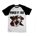 Camiseta Free.fire Caveira