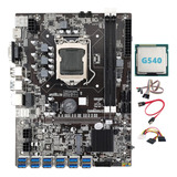 Placa Base B75 Eth Mining 12 Pcie A Usb Lga1155 Con G540