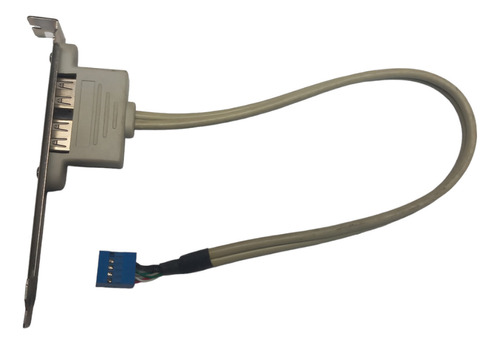 Placa Puerto Usb  2.0 Doble Para Pc 9 Pines 