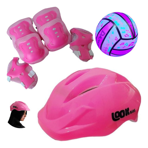 Kit Casco Ciclismo Infantil Tamaño 50-57cm Edad 4-13 +regalo