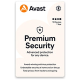 Avast Premium Security 10 Dispositivos -  1 Año