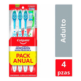 Cepillo De Dientes Colgate Max White 4 Cepillos